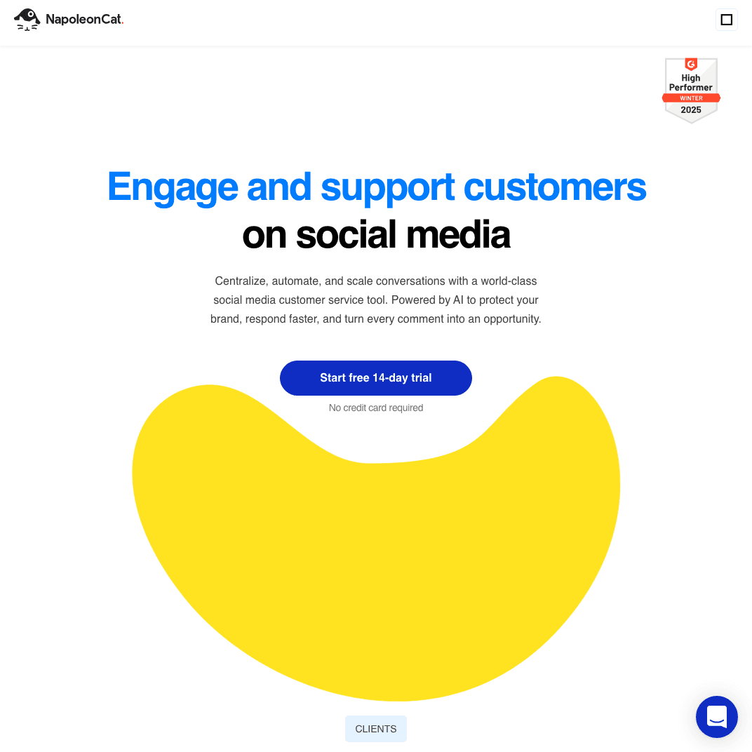 NapoleonCat social media management with auto-moderation