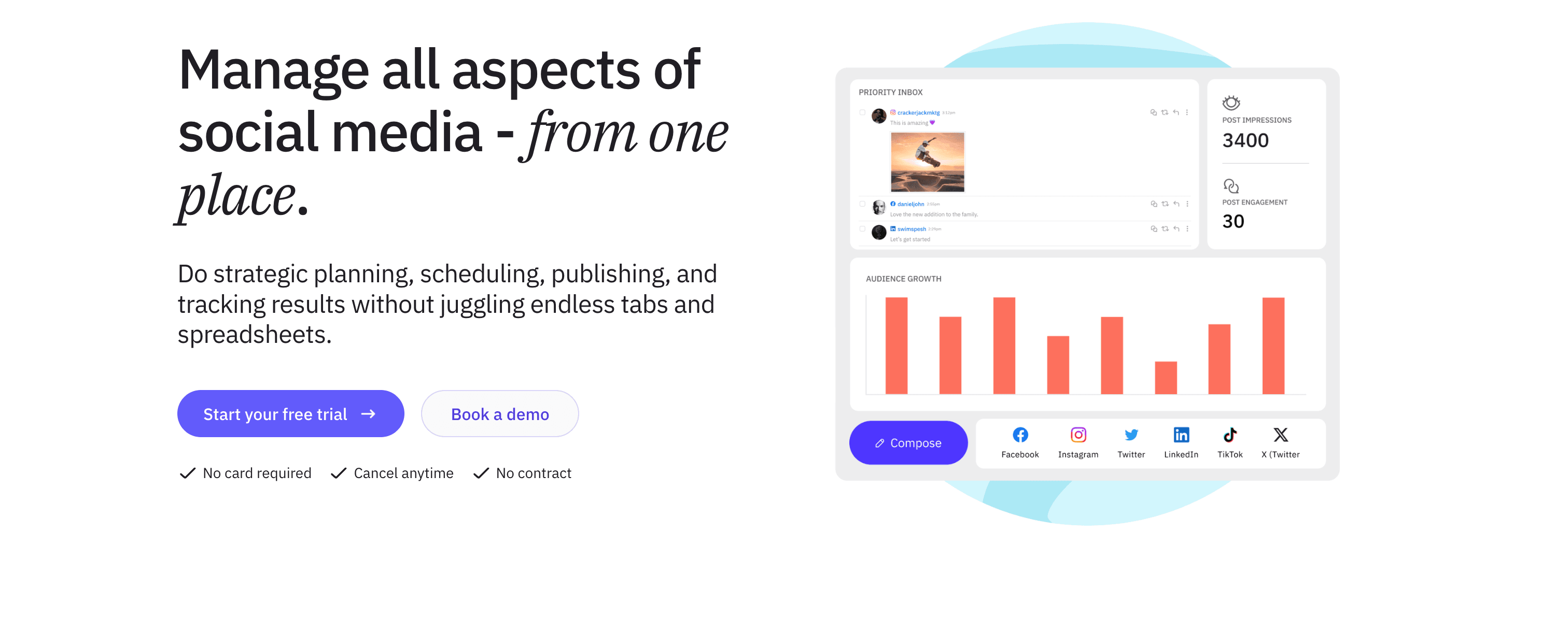 Sendible agency-focused social media management tool