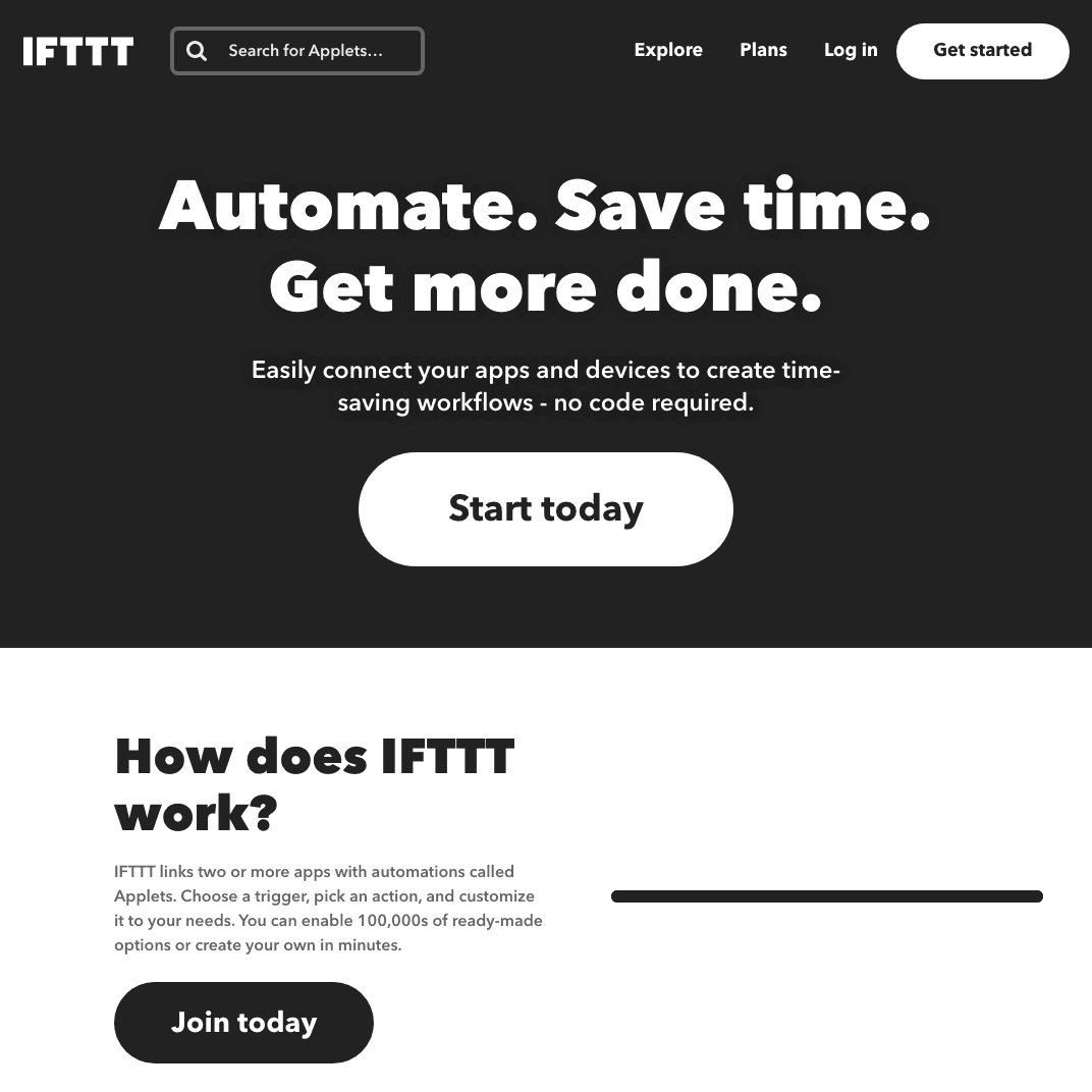 IFTTT automation platform