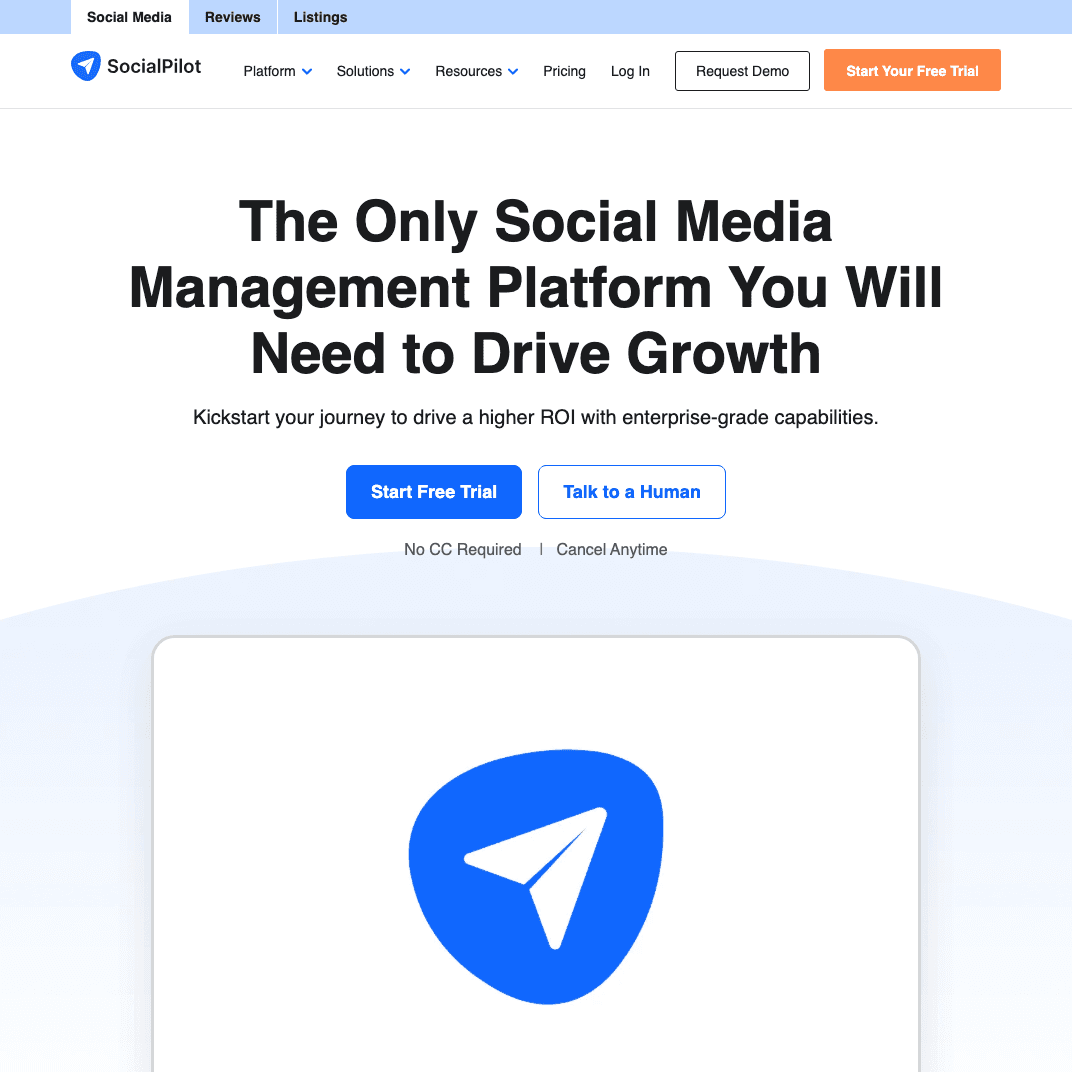 SocialPilot agency dashboard