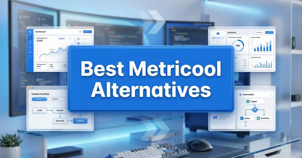Metricool alternatives comparison - 2026