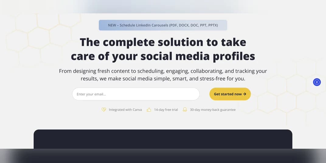 SocialBee evergreen content category dashboard