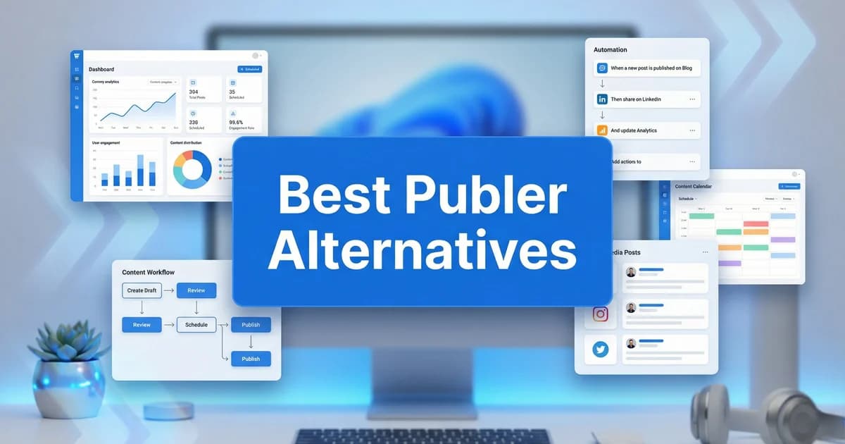 Publer alternatives comparison - 2026