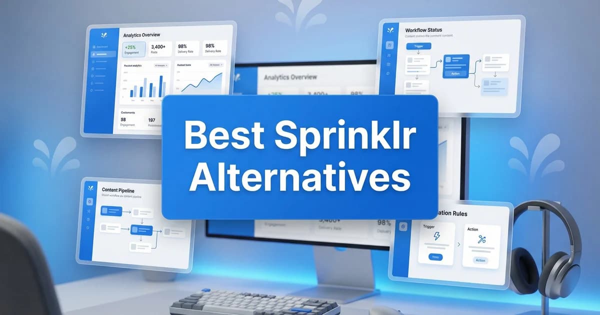 Sprinklr alternatives comparison - 2026