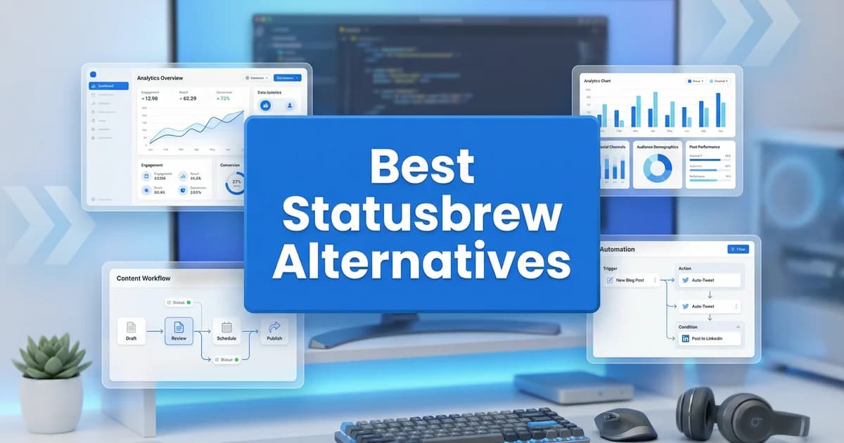 Statusbrew alternatives comparison - 2026