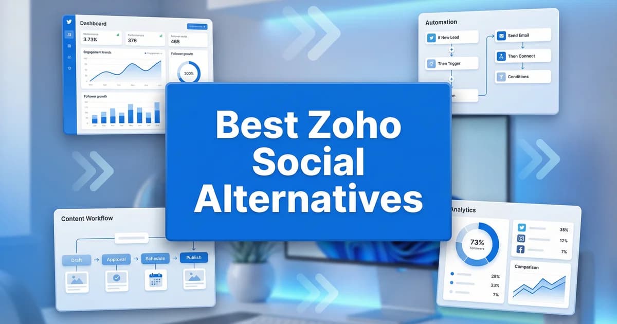 Zoho Social alternatives comparison - 2026