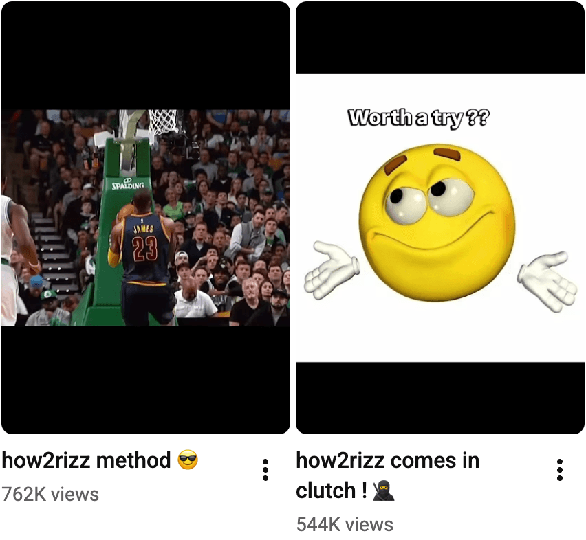 How2Rizz YouTube proof screenshot