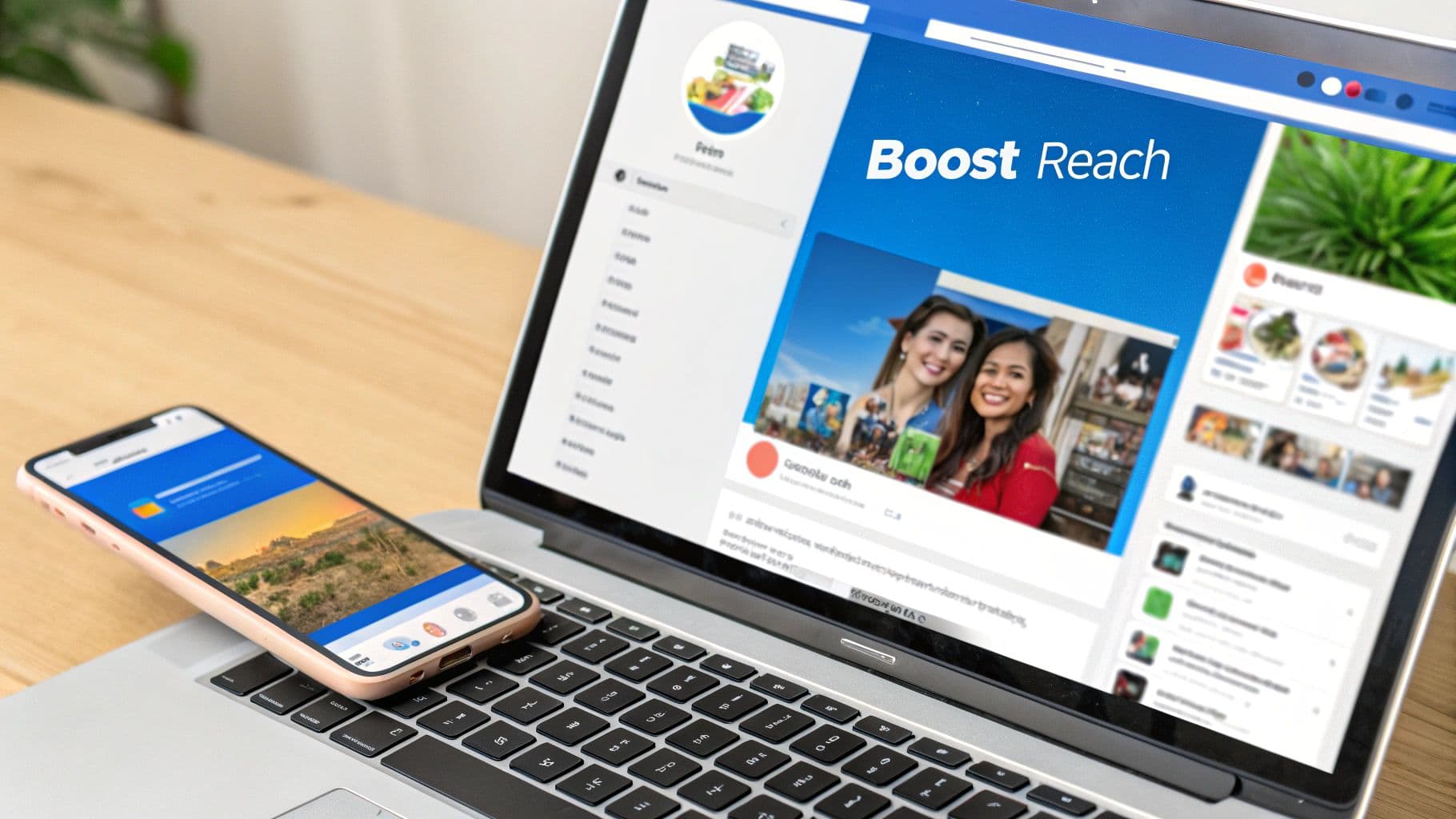 Smart brands cross-posting on social media