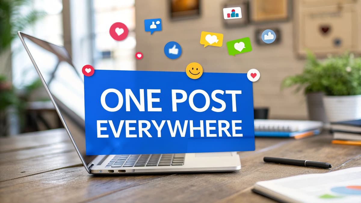 Post to Multiple Social Media Platforms in Minutes Post to Multiple Social Media Platforms in Minutes