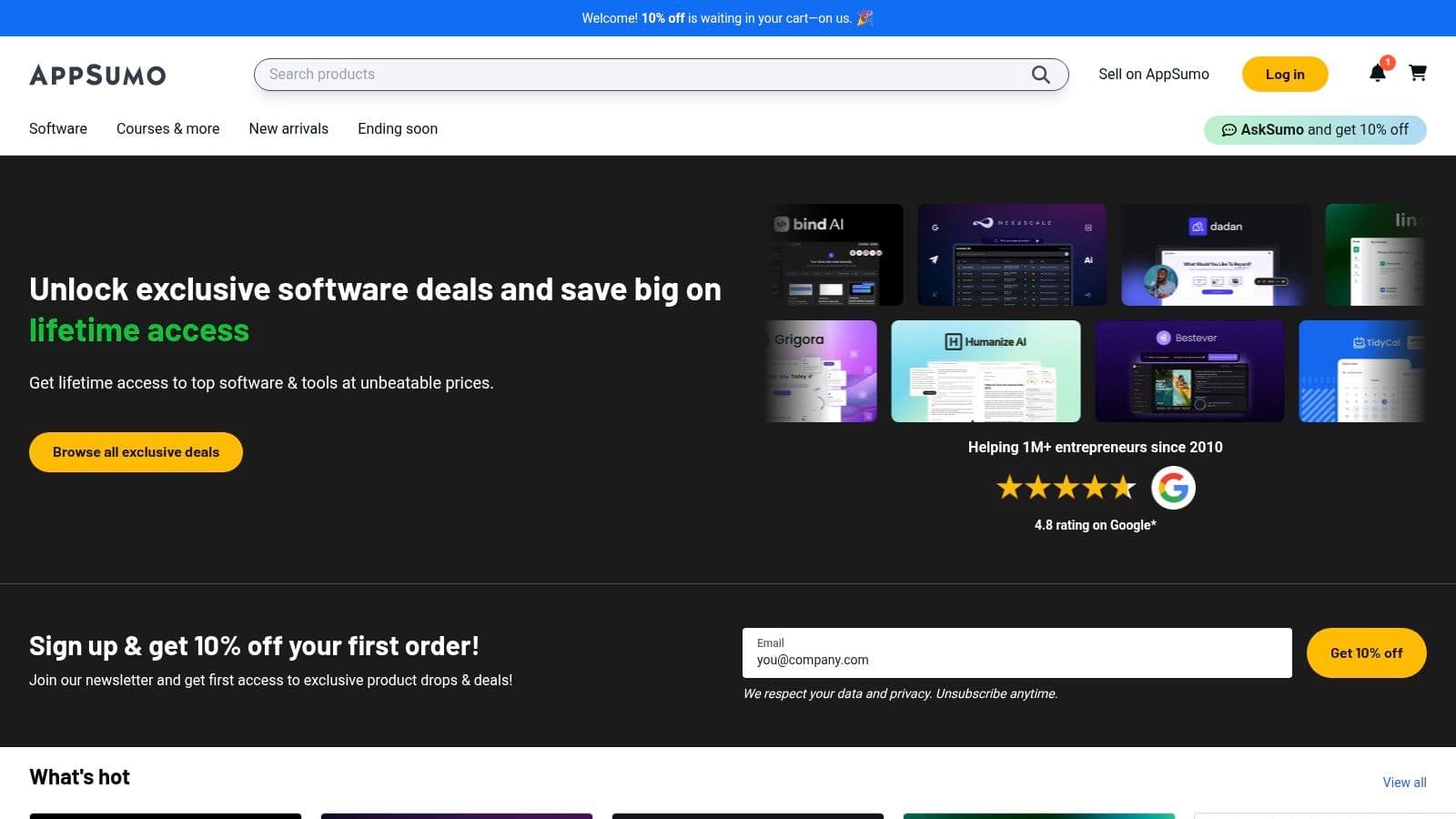 AppSumo (Deals Marketplace)