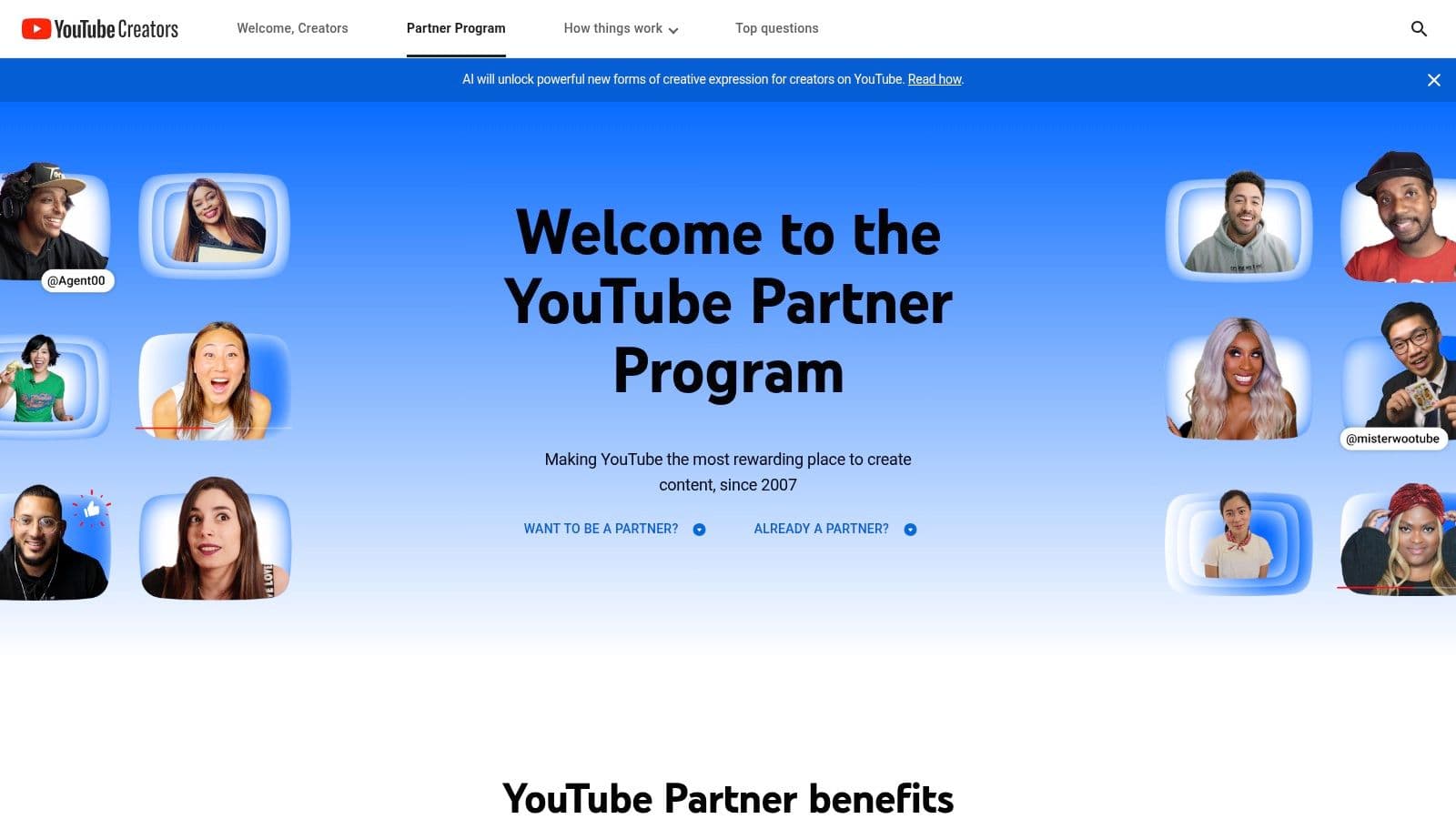 YouTube (YouTube Partner Program)