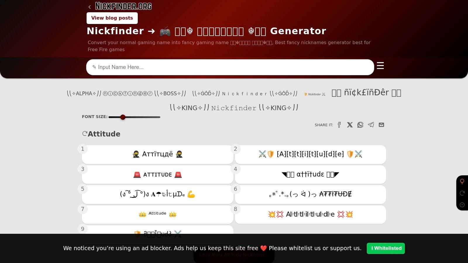Nickfinder.org