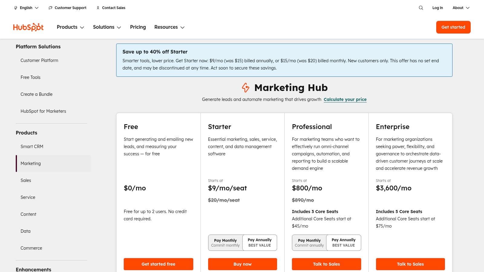 HubSpot Marketing Hub