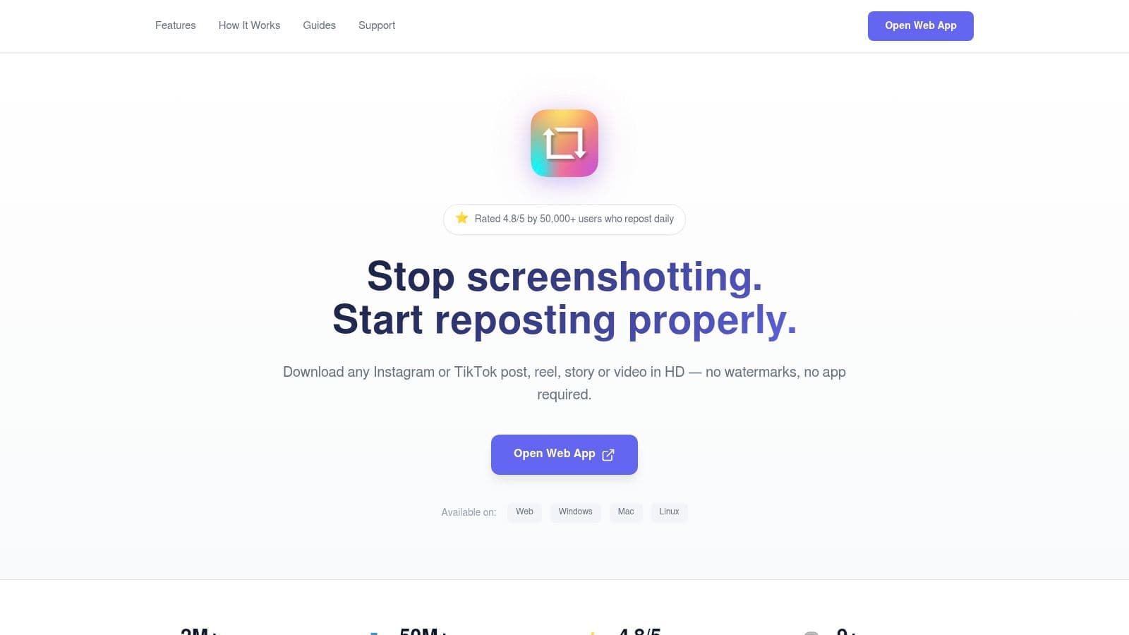 Regram – Repost for Instagram (iOS)