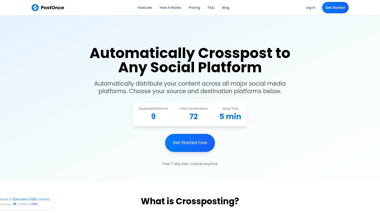 Screenshot from https://postonce.to/crosspost