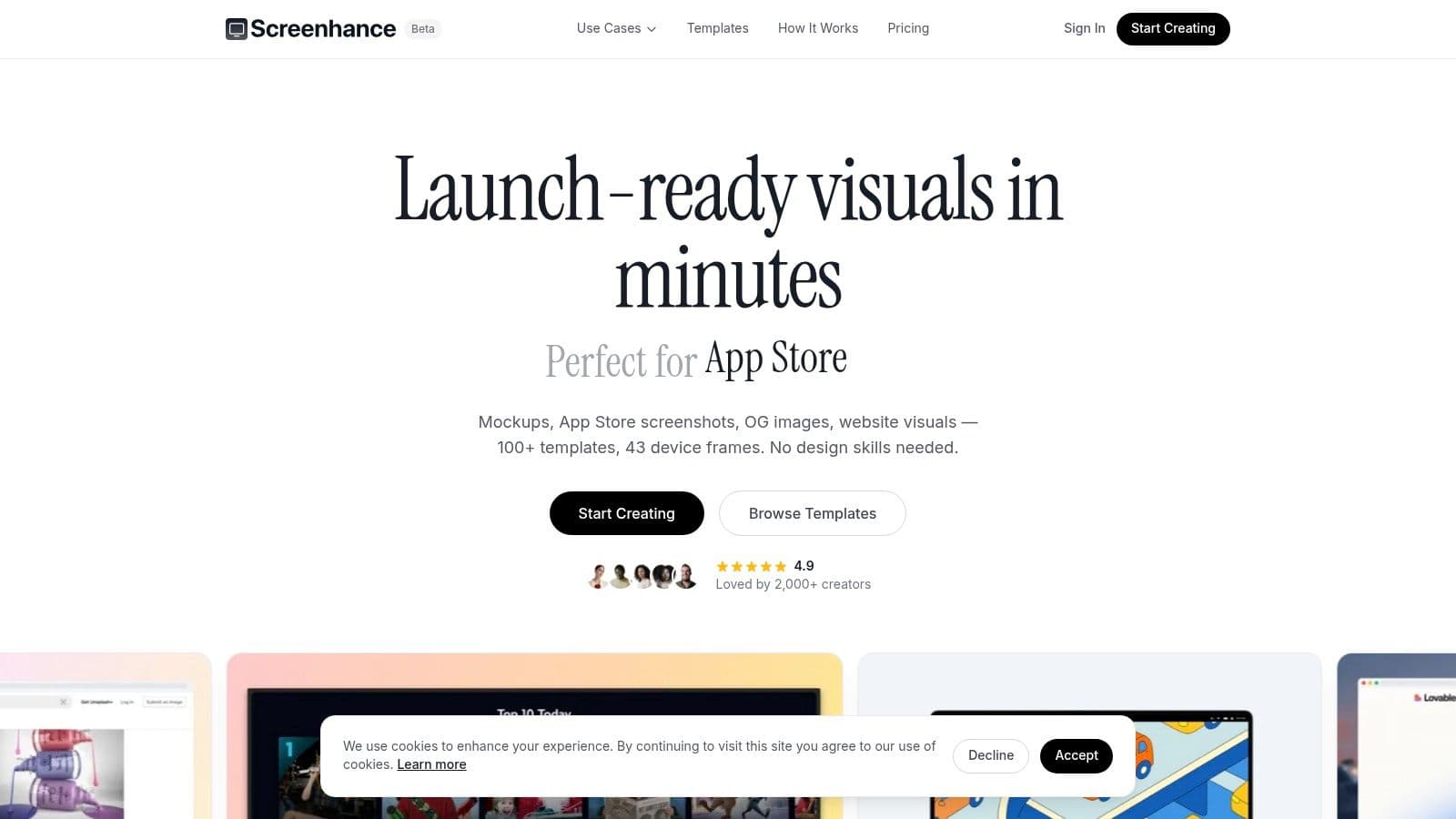 Screenhance – Social Media Mockup Generator